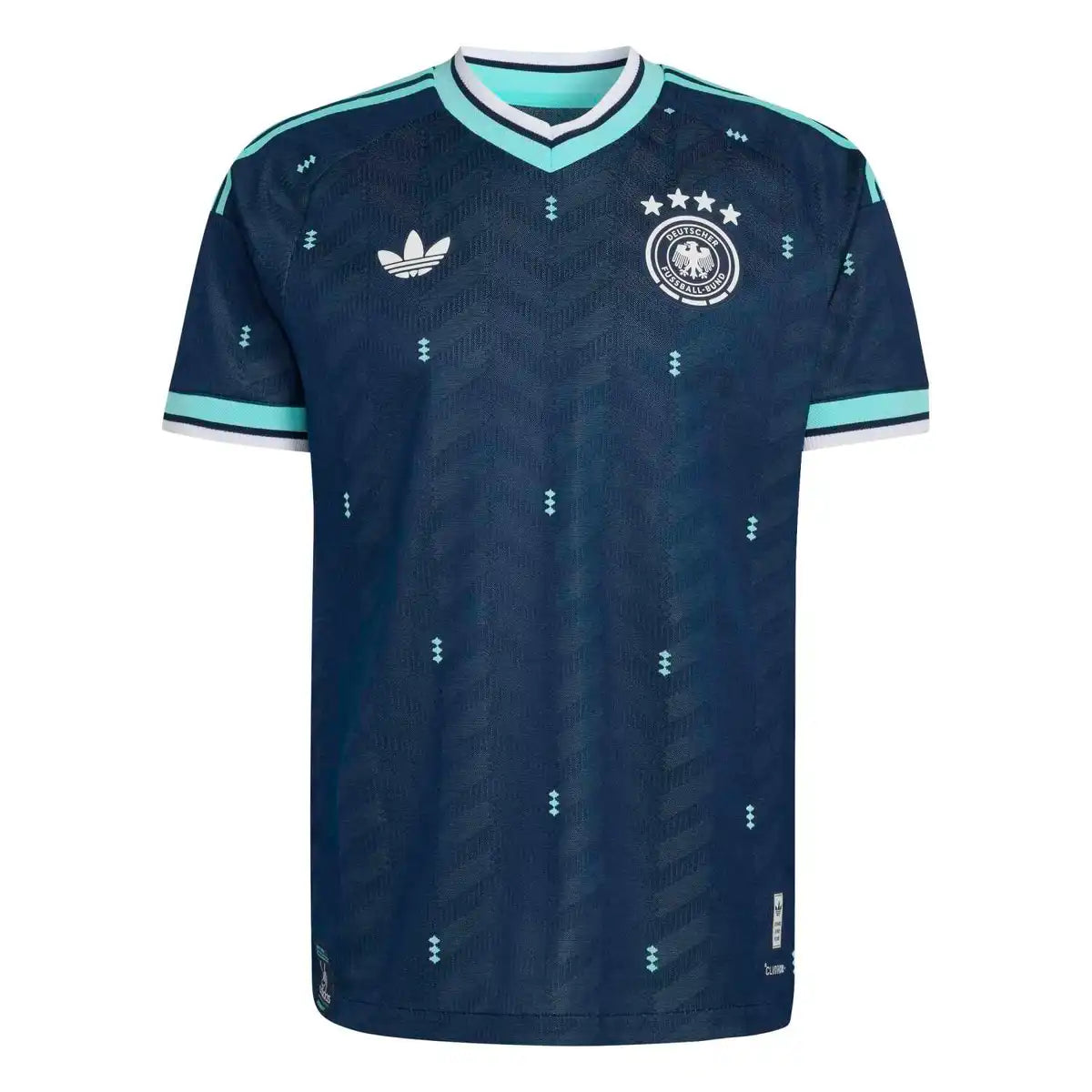 Germany Away Football Jersey | Navy Blue Retro Kit