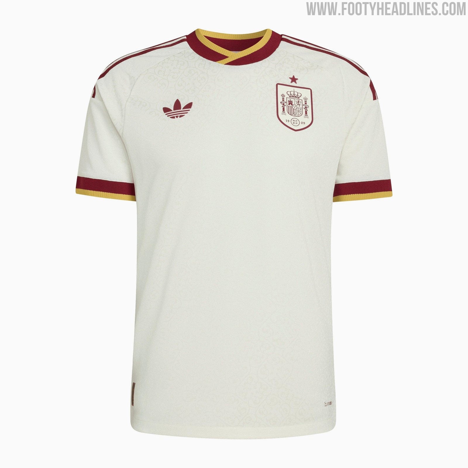 Spain Away Football Jersey | White Retro Kit