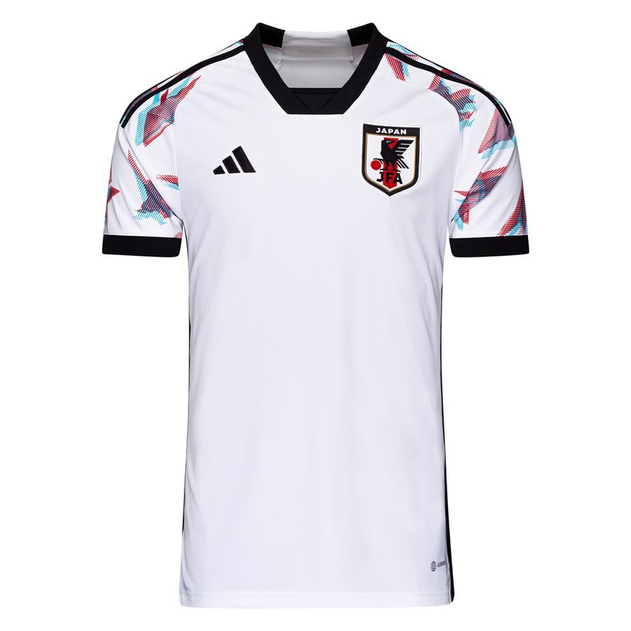 Japan Away Football Jersey | White Geometric Print Kit